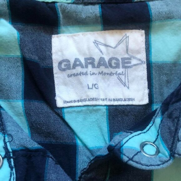 00s Garage Plaid Shirt - Picture 3 of 6